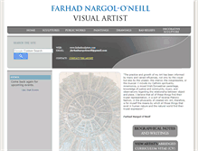 Tablet Screenshot of farhadsculpture.com
